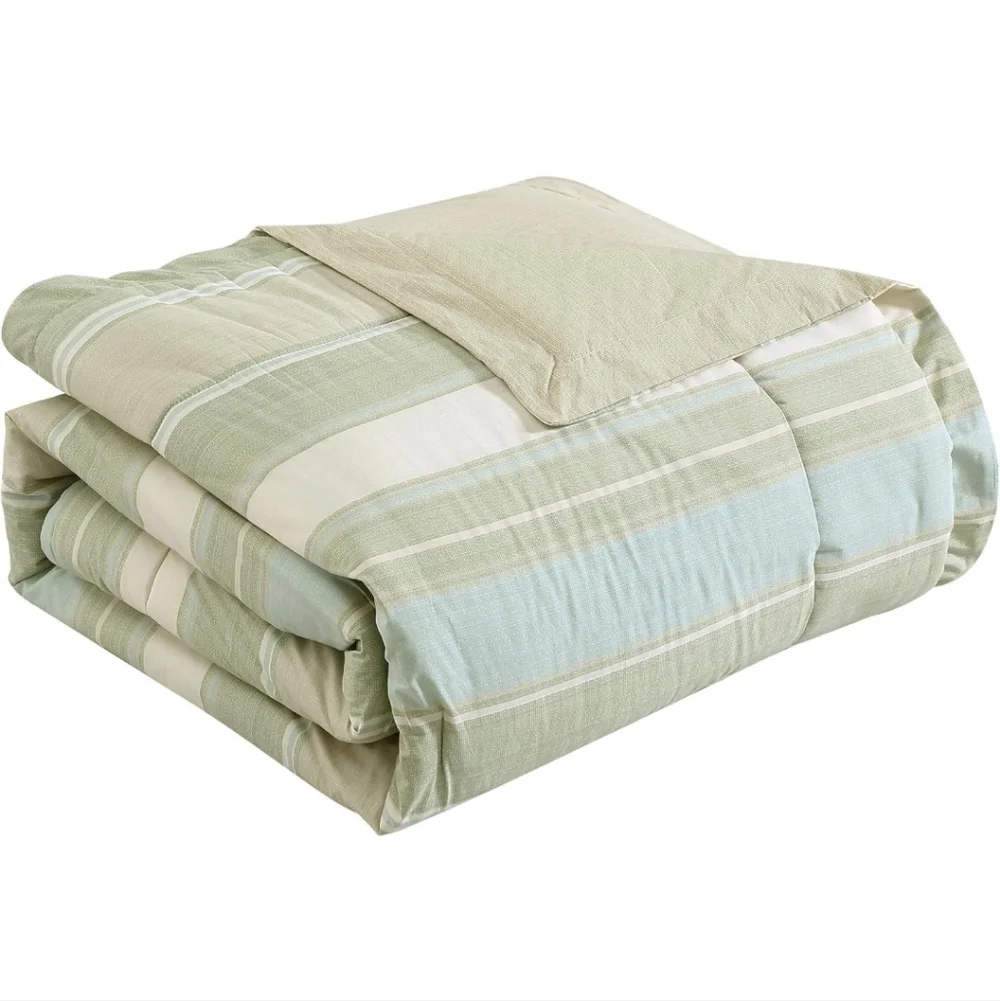 Tommy Bahama - King Comforter Set, Reversible Cotton Bedding with Matching Shams